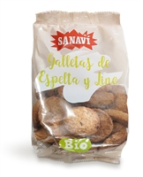 GALLETAS INT. ESPELTA Y LINO 200 GRS. SANAVI