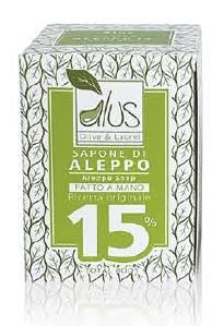 JABON ALEPO 15% ALUS PASTILLA 200GRS