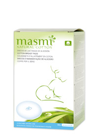 MASMI DISCOS DE LACTANCIA 30 UND. 100% ALGODON