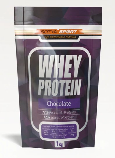 PROTEINA WHEY 100% CHOCOLATE BELGA 1 KG.