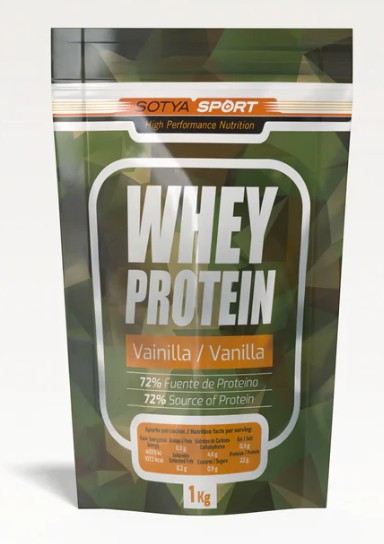 PROTEINA WHEY 100% VAINILLA 1 KG DOYPACK