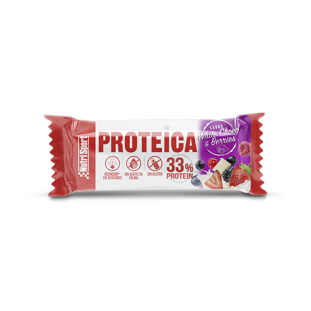BARRITAS PROTEICA RED BERRIES 24 UNIDADES NS
