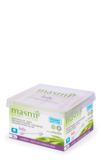 BASTONCILLOS SEGURIDAD BEBE ALGODON ECOLOGICO STICK PAPEL