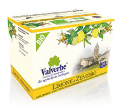 VALVERBE BIO INFUSIÓN LIMÓN JENGIBRE 20 FILTROS