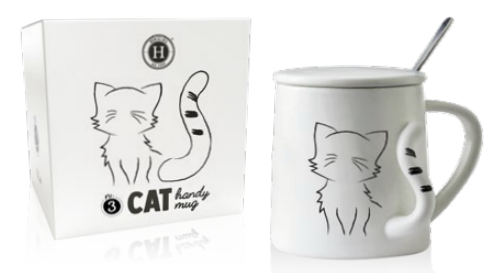 TAZA GATTO CON CUCHARILLA 350 grs. N2 (copia)