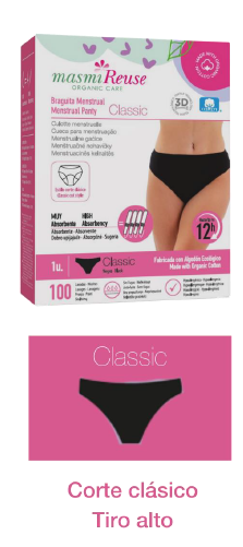 BRAGUITA MENSTRUAL CLASIC MASMI ORGANIC CARE