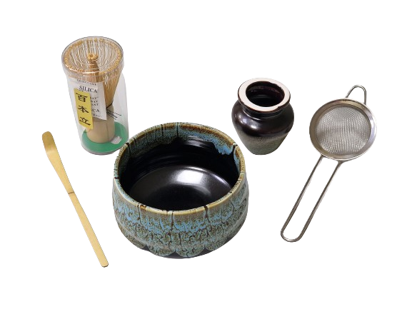 SET MATCHA IN CARTON BOX