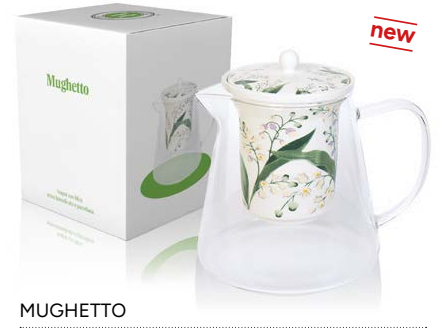 TETERA VIDRIO BOROSILICATO Y PORCELANA ROSETO 750 ml. (copia)