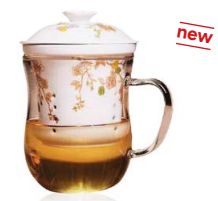TAZA TISANA VIDRIO BOROSILICATO AZALEA 350 ml. (copia)
