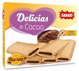 DELICIAS BARRITAS CON CACAO SIN GLUTEN 150 GRS. SANAVI