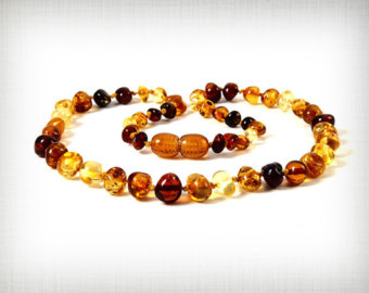 [VAAMBCO] ABALORIO 31/32 AMBAR BALTICO COLOR MIEL