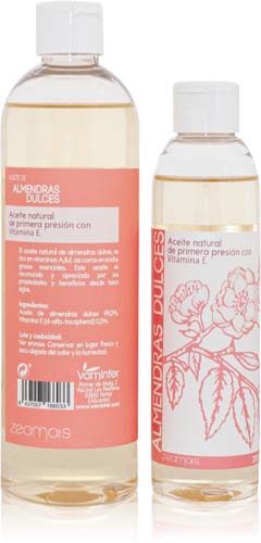 [VAACA200] ACEITE ALMENDRAS DULCES 200 ML. ZEA MAIS