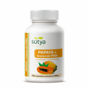 [BECOMPAP] PAPAYA+ TRONCO DE PIÑA  600MG./100 COMPR.
