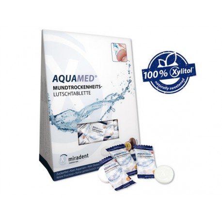 [MIPASAQU] PASTILLAS XYLITOL AQUAMED DRY MOUTH BOLSA 60 GRS.