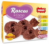 [SASGGRC] ROSCOS CACAO SIN AZUCAR, SIN GLUTEN 150 GR. SANAVI