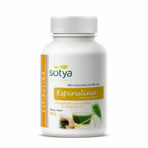[BEFITSPI] ESPIRULINA+VIT B12 COMPR.400MG./200 UNID. SOTYA