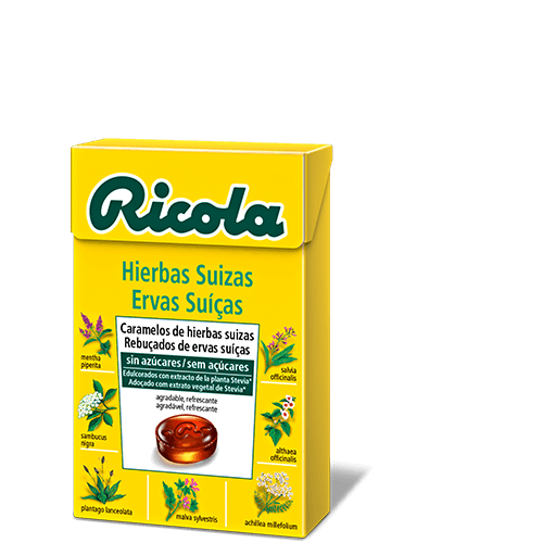 [FFRIC50H] RICOLA CARAMELO S/A HIERBAS SUIZAS CAJA 50 grs.