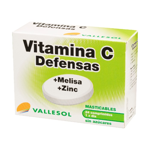 [FFVALMEL] VALLESOL  VIT C + GUARANA 24 comp.  (copia)