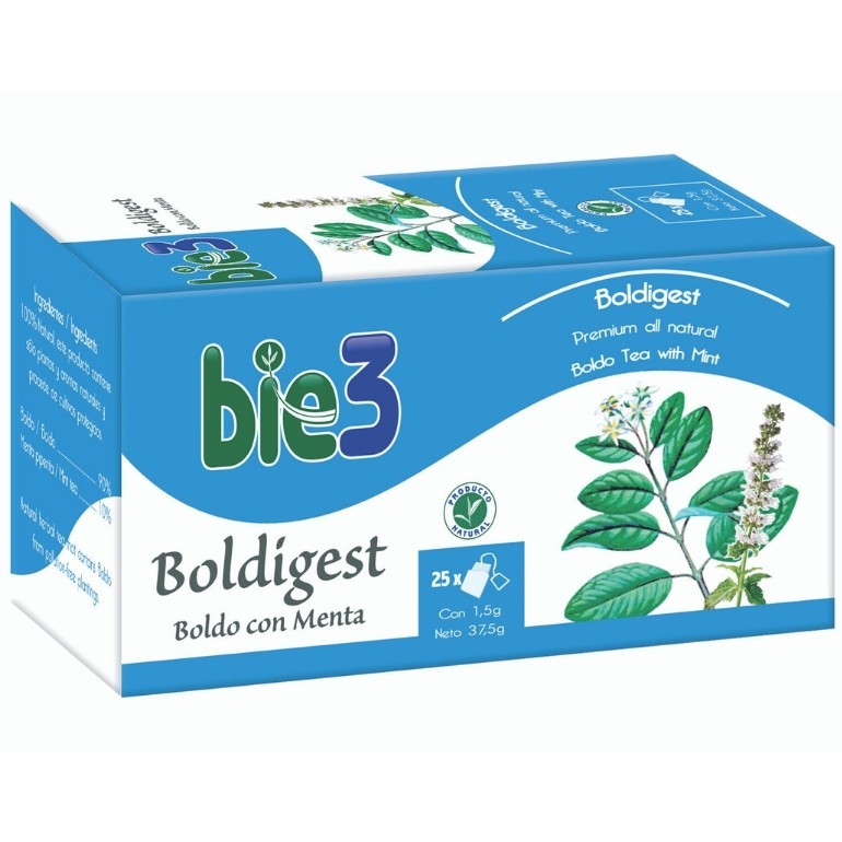 [B3INFBOL] BIE3 BOLDO CON MENTA 25 INFUSIONES