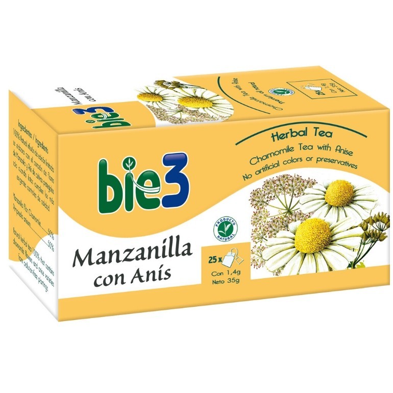 [B3INFINF] BIE3 MANZANILLA ANIS INFANTIL 25 INFUSIONES