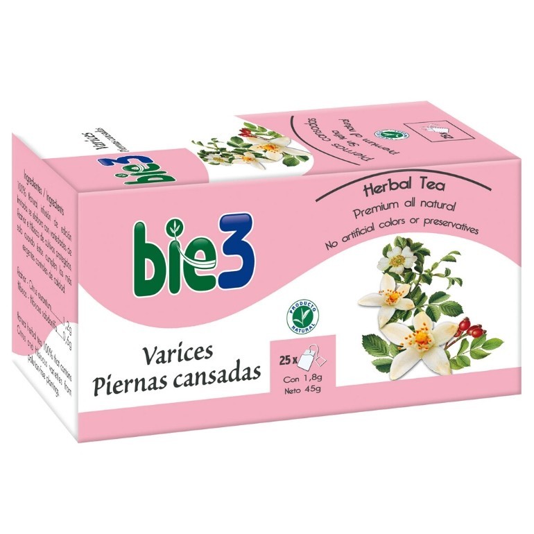 [B3INFVAR] BIE3 VARICES PIERNAS CANSADAS 25 INFUSIONES
