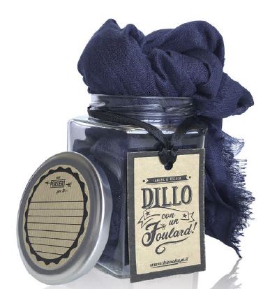 [HIDFOCR] Dilo con FOULARD TARRO CRISTAL CANAPA 16 COLORES CAÑAMO Y VISCOSA