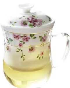 [HITABMAL] TAZA TISANA VIDRIO BOROSILICATO MALVA