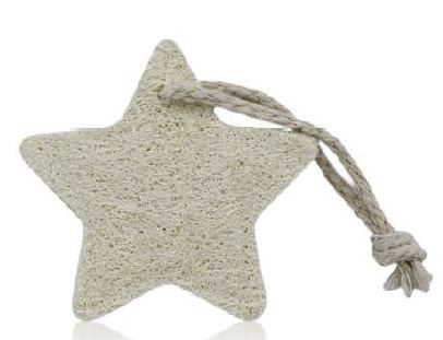 [HIBAÑLEES] ESPONJA LUFA NATURAL ESTRELLA 12 CM APROX.