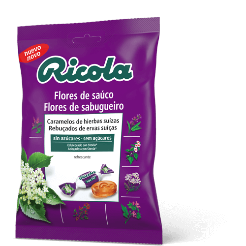[FFRIC50SA] RICOLA CARAMELO S/A FLOR SAUCO 50 grs.