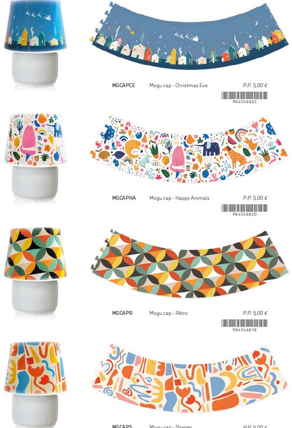 [HIDIFMODEC] PANTALLAS MOGU DECOR 4 MODELOS