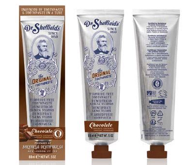 [HADESCHO] DR. SHEFFIELD'S DENTIFRICO NATURAL CERTIFICADO 140 gr. CHOCOLATE