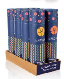 [HMINSPIEX] INCIENSO SPIRALE DUO EXPOSITOR 4 PZ x 2 RF