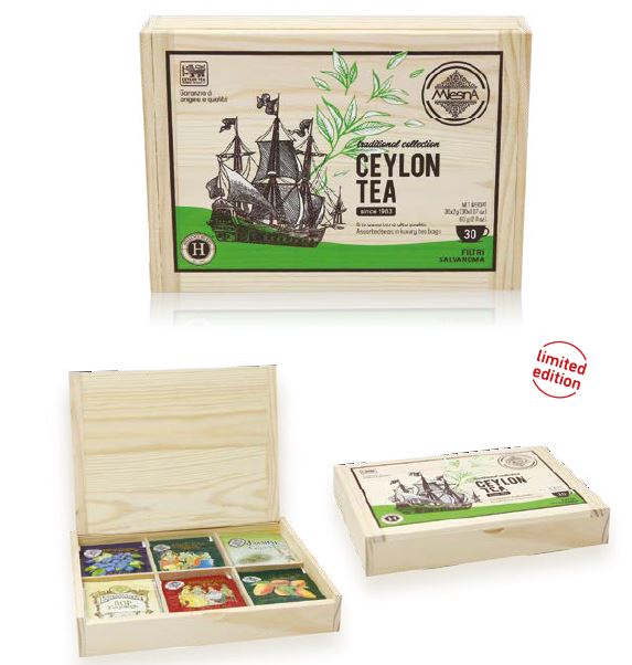[HITFR30] CAJA MADERA TES AROMATIZADOS SURTIDOS 5X6 aromas