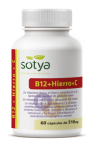 [BEVITB12] B12+HIERRO+VIT.C 60 CAPS. SOTYA