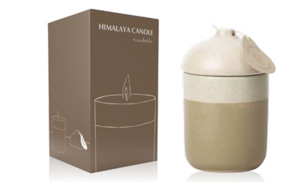 [HIVECEALM] VELA CERAMICA FLOR DE ALGODÓN 300 GRS. (copia)