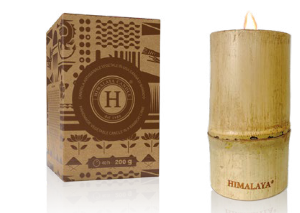 [HIVEBATEV] VELA HECHA A MANO CAJA BAMBOO SEDA 100 GRS. (copia)