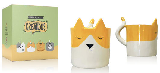 [HIREGMDI] MACETA CAT DINA pintada a mano ø13 CREATIONS