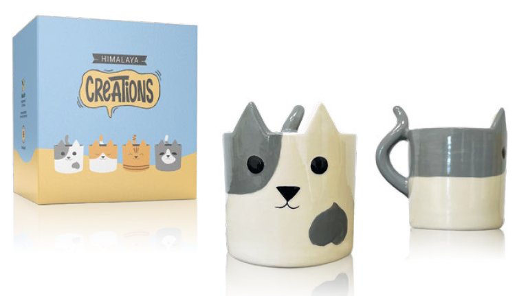 [HIREGMMA] TAZA CAT DINA pintada a mano ø13 CREATIONS (copia)