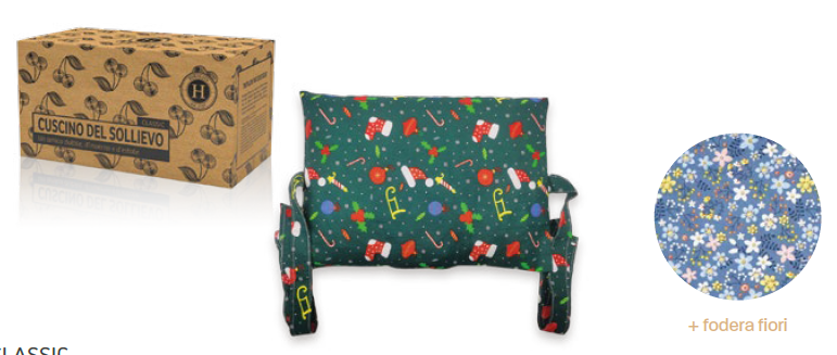 [HICOJCLA] COJIN DE CEREZA+2 FUNDAS CLASSIC  22x29