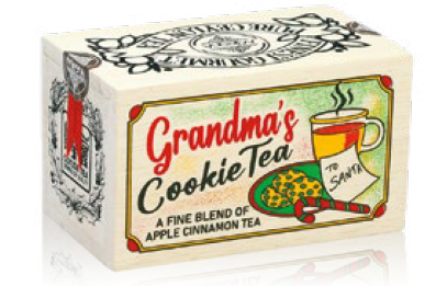 [HITMAGRA] CAJA MADERA TÉ CEYLAN GRANDMA'S COOKIE 100 grs.