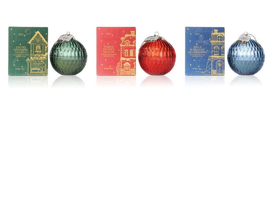 [HIVECB3] HIMALAYA VELA CHRISTMAS BALL 160 grs. BOX 3 AROMAS