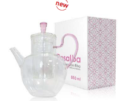 [HITEBRALBA] TETERA VIDRIO BOROSILICATO BIANCA 900 ml. (copia)