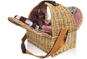 [HIPICDAF] CESTA PICNIC DIANA X4 38x26x26 cm. (copia)