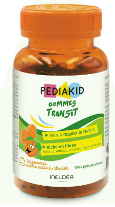 [INPEGINT] GOMINOLAS PEDIAKID TRANSITO INTESTINAL 60 MEDIA ESFERA SABOR ALBARICOQUE