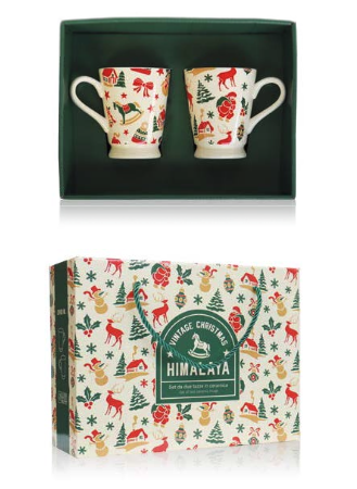 [HITAPVIV] HIMALAYA VINTAGE MUG SET VERDE 2MUG de 420ml