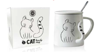 [HITAPG5] HIMALAYA TAZA GATTO CON CUCHARILLA 350 grs. N4 (copia)