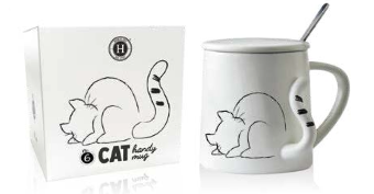 [HITAPG6] HIMALAYA TAZA GATTO CON CUCHARILLA 350 grs. N5 (copia)