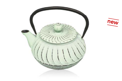 [HITEGMI] TETERA GHISA INTERIOR ESMALTADO CON FILTRO MIYUKI 700 ml.