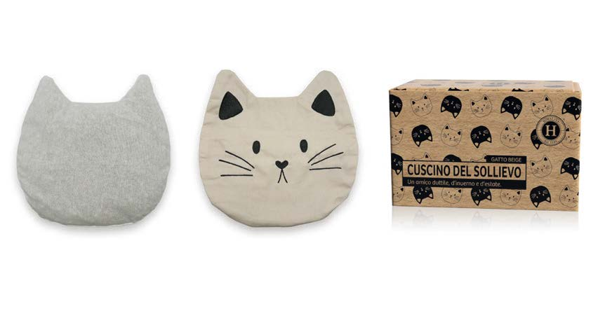 [HICOJGB] COJIN DE CEREZA 32X32 GATO GRIS CON 1 FUNDA (copia)