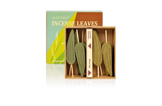 [HMINHSAL] INCIENSO HOJA 12 unid. MAROMA Natural y Sandalo (copia)